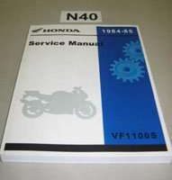 1985 Honda VF1100S V65 Sabre Motorcycle Service Manual