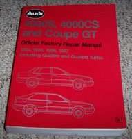 1984 Audi 4000S, 4000CS, & Coupe GT Service Manual