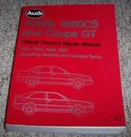 1987 Audi 4000S, 4000CS, & Coupe GT Service Manual