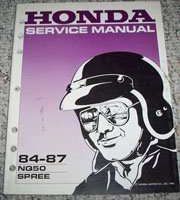 1984 Honda Spree NQ50 Service Manual