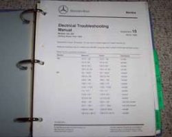 1988 Mercedes Benz 300E, 300CE, 300TC, 300D, 300TD, 300TE Electrical Troubleshooting Manual