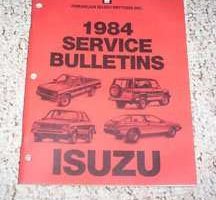1984 Isuzu Trooper II Service Bulletin Manual
