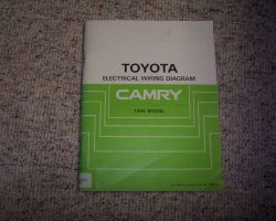 1984 Toyota Camry Electrical Wiring Diagram Manual