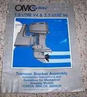 1984 OMC Sea Drive 1.6L V4 & 2.5L V6 Transmom Bracket Assembly Manual