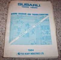 1984 Subaru Brat Wiring Diagram & Troubleshooting Manual