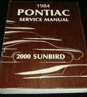 1984 Pontiac 2000 Sunbird Service Manual
