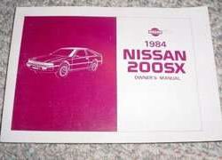 1984 Nissan 200SX Owner's Manual