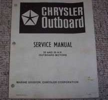 1984 Chrysler 25 & 35 HP Sailor Outboard Motor Service Manual