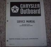 1984 Chrysler 3.5 & 4 HP Outboard Motor Service Manual