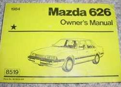 1984 Mazda 626 Owner's Manual