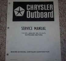 1984 Chrysler 7.5 HP Sailor Outboard Motor Service Manual