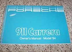 1984 Porsche 911 Carrera Owner's Manual