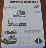 1984 International 5870 & 9670 Cab Over Truck Chassis Service Repair Manual CTS-4210