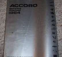 1984 Honda Accord Service Manual