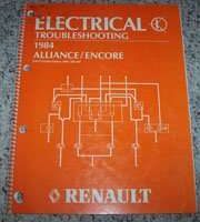 1984 Renault Alliance & Encore Electrical Troubleshooting Manual