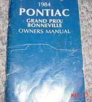 1984 Pontiac Bonneville & Grand Prix Owner's Manual