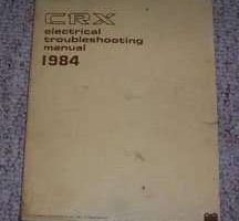1984 Honda Civic CRX Electrical Troubleshooting Manual