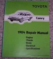 1984 Toyota Camry Service Repair Manual