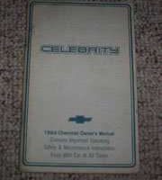 1984 Chevrolet Celebrity Owner's Manual