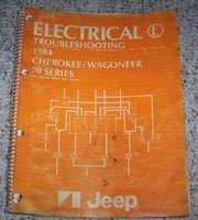 1984 Jeep Cherokee & Wagoneer Electrical Troubleshooting Manual