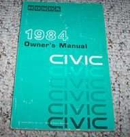 1984 Honda Civic Owner's Manual