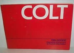 1984 Dodge Colt Owner's Manual