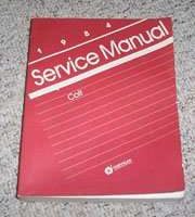 1984 Dodge Colt Service Manual