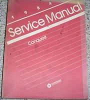 1984 Chrysler Conquest Service Manual