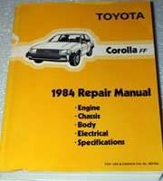 1984 Toyota Corolla FF Service Repair Manual