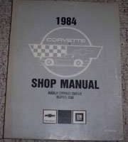 1984 Chevrolet Corvette Shop Service Repair Manual