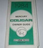 1984 Mercury Cougar Owner's Manual