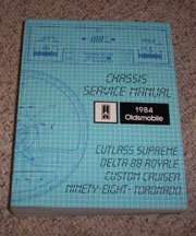 1984 Oldsmobile Ninety-Eight Service Manual