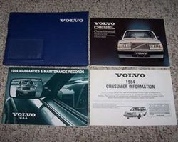1984 Volvo 240 Diesel Owner's Manual Set