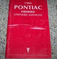 1984 Pontiac Firebird & Trans Am Owner's Manual
