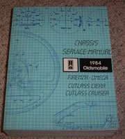 1984 Oldsmobile Firenza, Omega, Cutlass Ciera & Cutlass Cruiser Service Manual