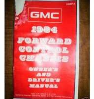 1984 GMC Forward Control Chassis Owner's Manual