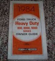 1984 Ford CL-Series Truck Owner's Manual