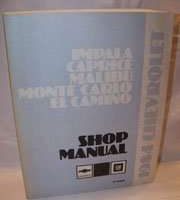 1984 Chevrolet Monte Carlo Shop Service Manual
