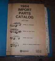 1984 Plymouth Colt Vista Import Mopar Parts Catalog Binder