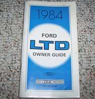 1984 Ford LTD Owner's Manual