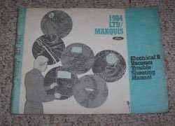 1984 Mercury Marquis Electrical & Vacuum Troubleshooting Manual