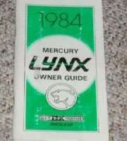 1984 Mercury Lynx Owner's Manual