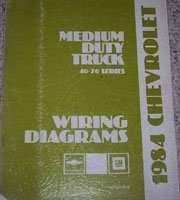 1984 Chevrolet Kodiak Medium Duty Truck 40-70 Series Wiring Diagrams Manual