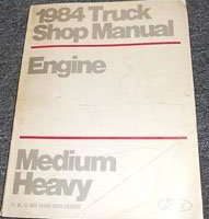 1984 Ford Medium & Heavy Duty Trucks Engine Service Manual