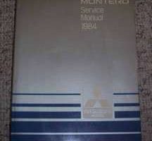 1984 Mitsubishi Montero Service Manual