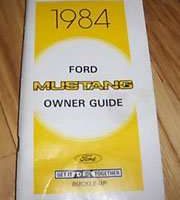 1984 Ford Mustang Owner's Manual