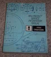 1984 Oldsmobile Cutlass Ciera New Product Service Information Manual