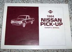 1984 Nissan Pick-Up Owner's Manual