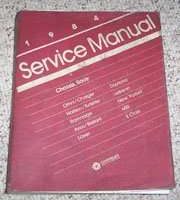 1984 Dodge Daytona Chassis & Body Service Manual