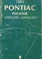 1984 Pontiac Phoenix Owner's Manual